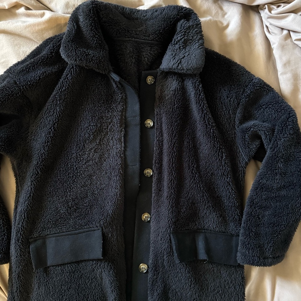 Black teddy jacket